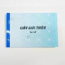 Giấy giới thiệu 1 liên