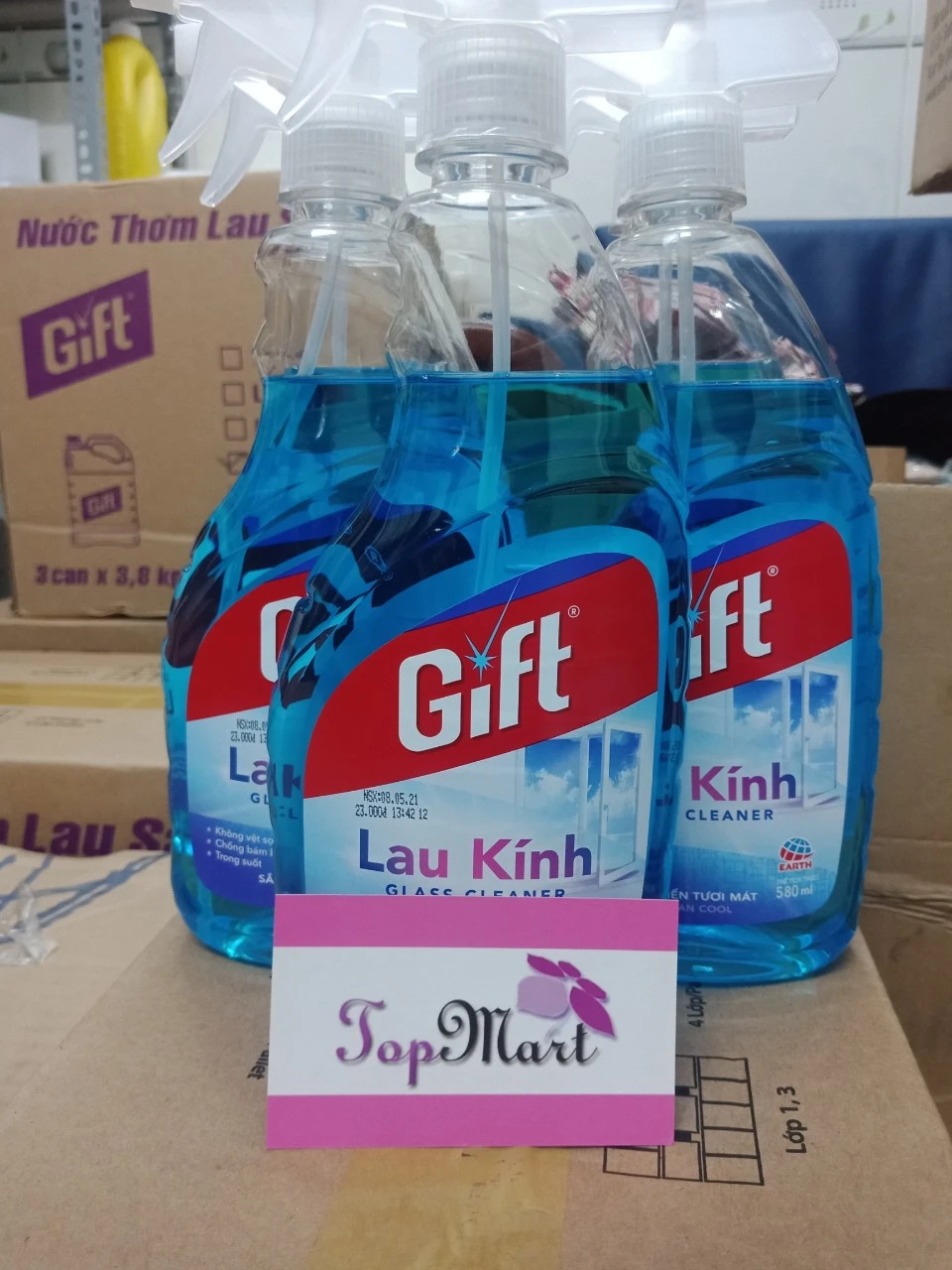 Nước lau kính 800 ml